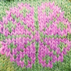Kit tricot Brynja: vert + rose