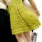 Robe verte: détail
