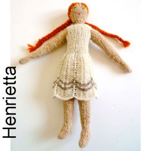 Kit Henrietta: poupée, culotte et combinaison (klukka)