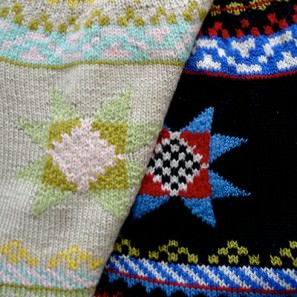 Motifs de gants traditionnels islandais