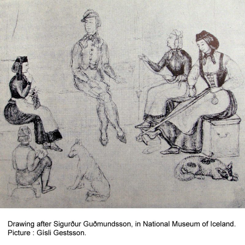 Tricoteuse d'Islande – Hélène Magnússon