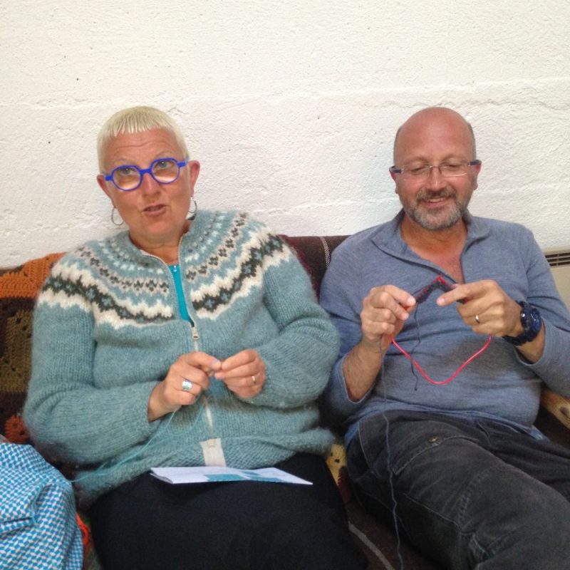 Tricoteuse d'Islande – Hélène Magnússon