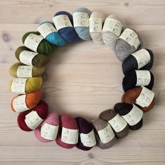 Love Story Einband, 100% pure laine d’agneau islandais, fil dentelle doux et très fin, 1 brin