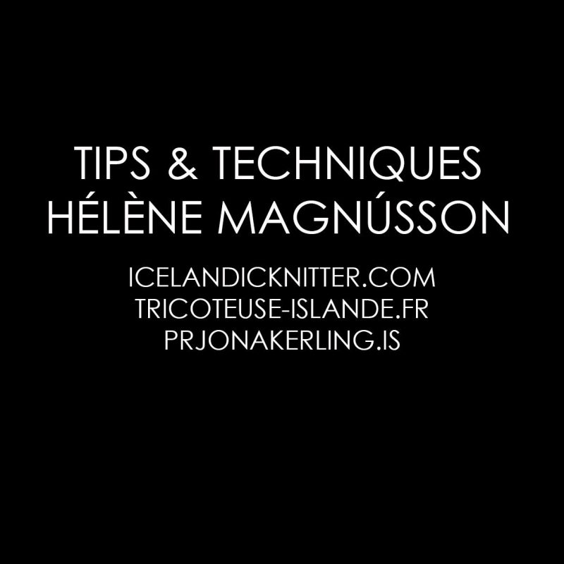 Tricoteuse d'Islande – Hélène Magnússon