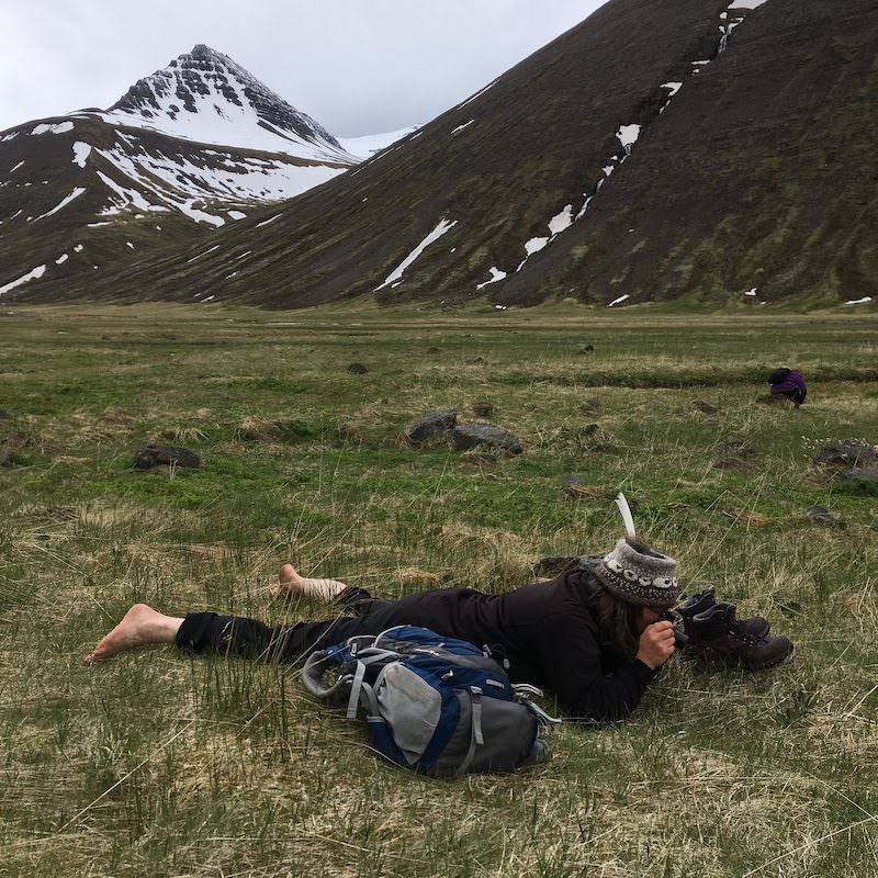 Tricoteuse d'Islande – Hélène Magnússon