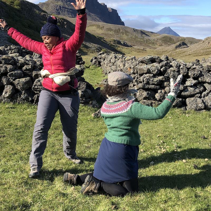 Tricoteuse d'Islande – Hélène Magnússon