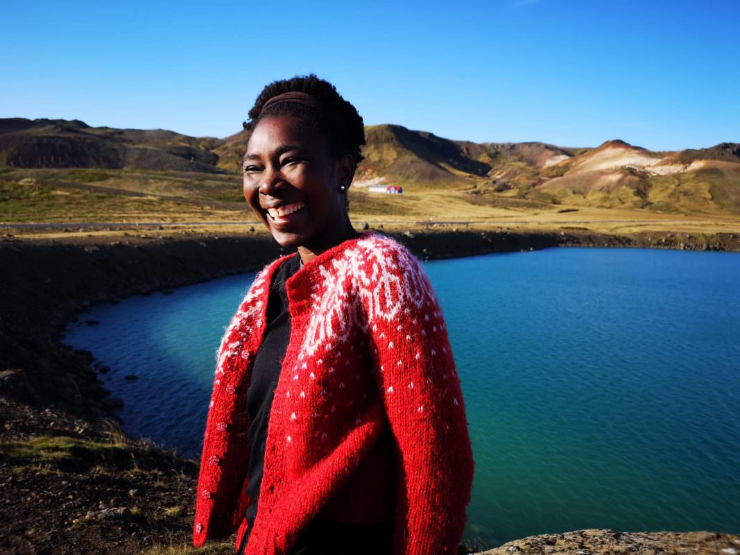 Tricoteuse d'Islande – Hélène Magnússon