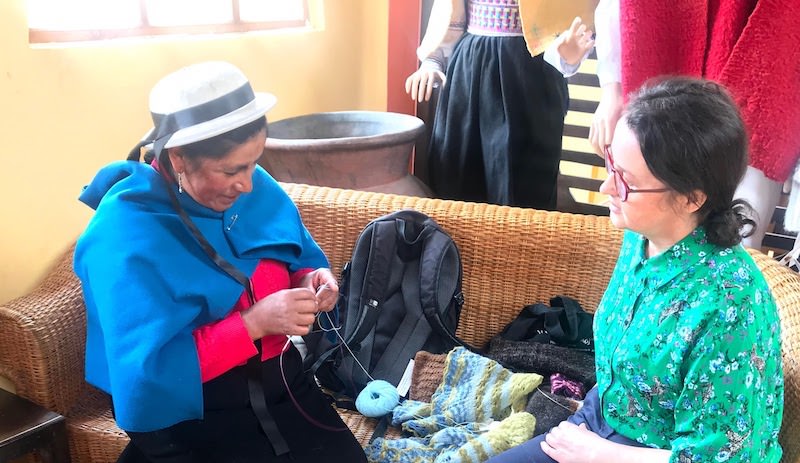 Tricoteuse d'Islande – Hélène Magnússon